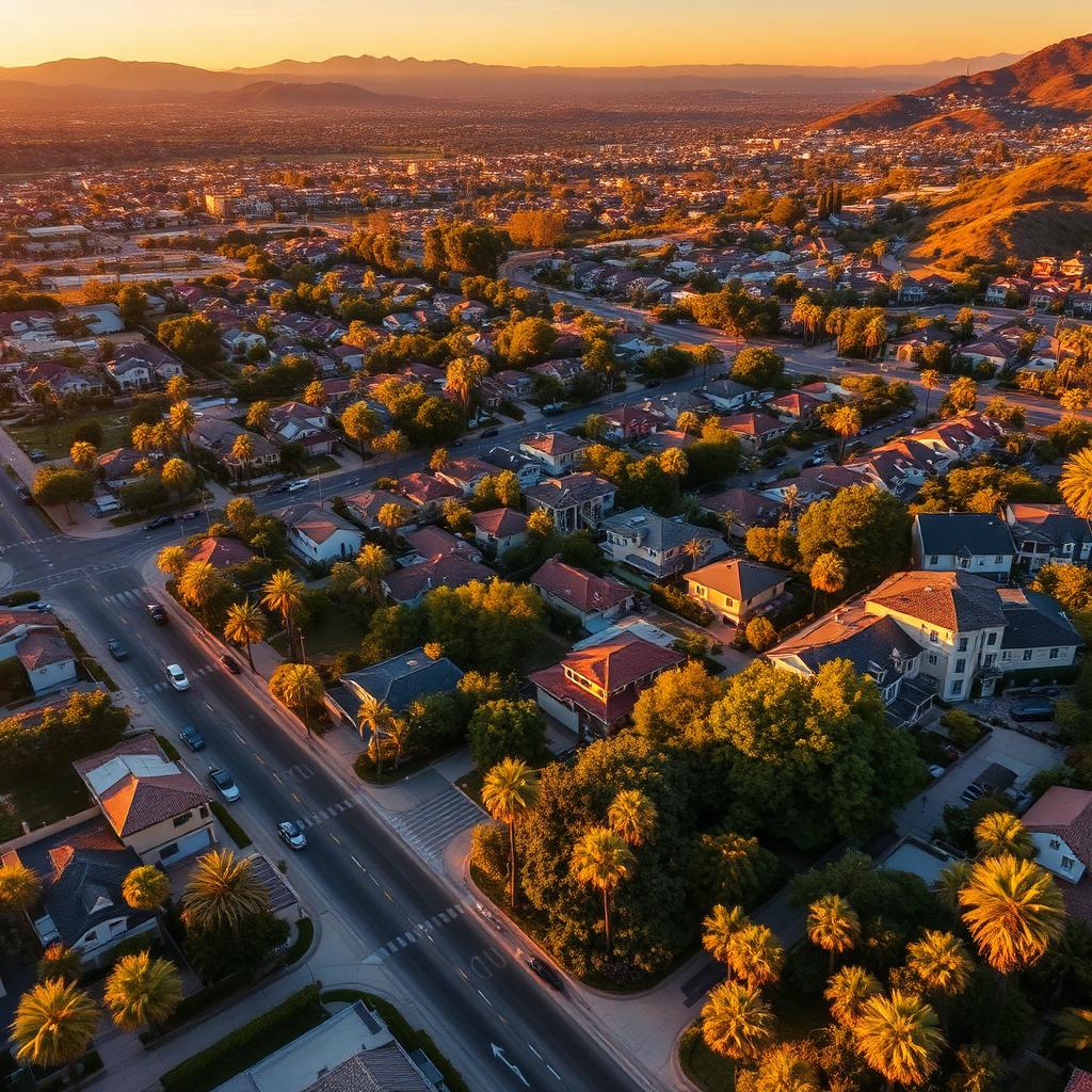 Encino, California business district