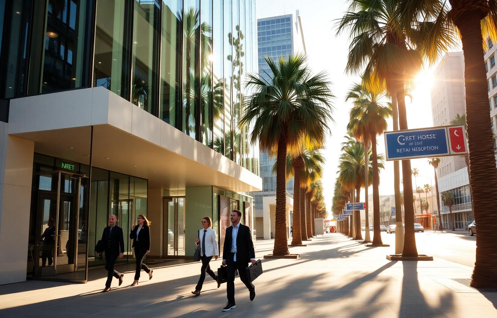 Los Angeles commercial district