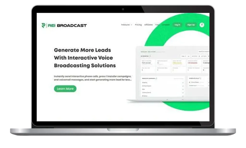 Website screenshot - reibroadcast.com
